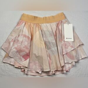 Lululemon Court Rival Tennis High-Rise Skirt Long Multi Women’s Sz 8 NWT
